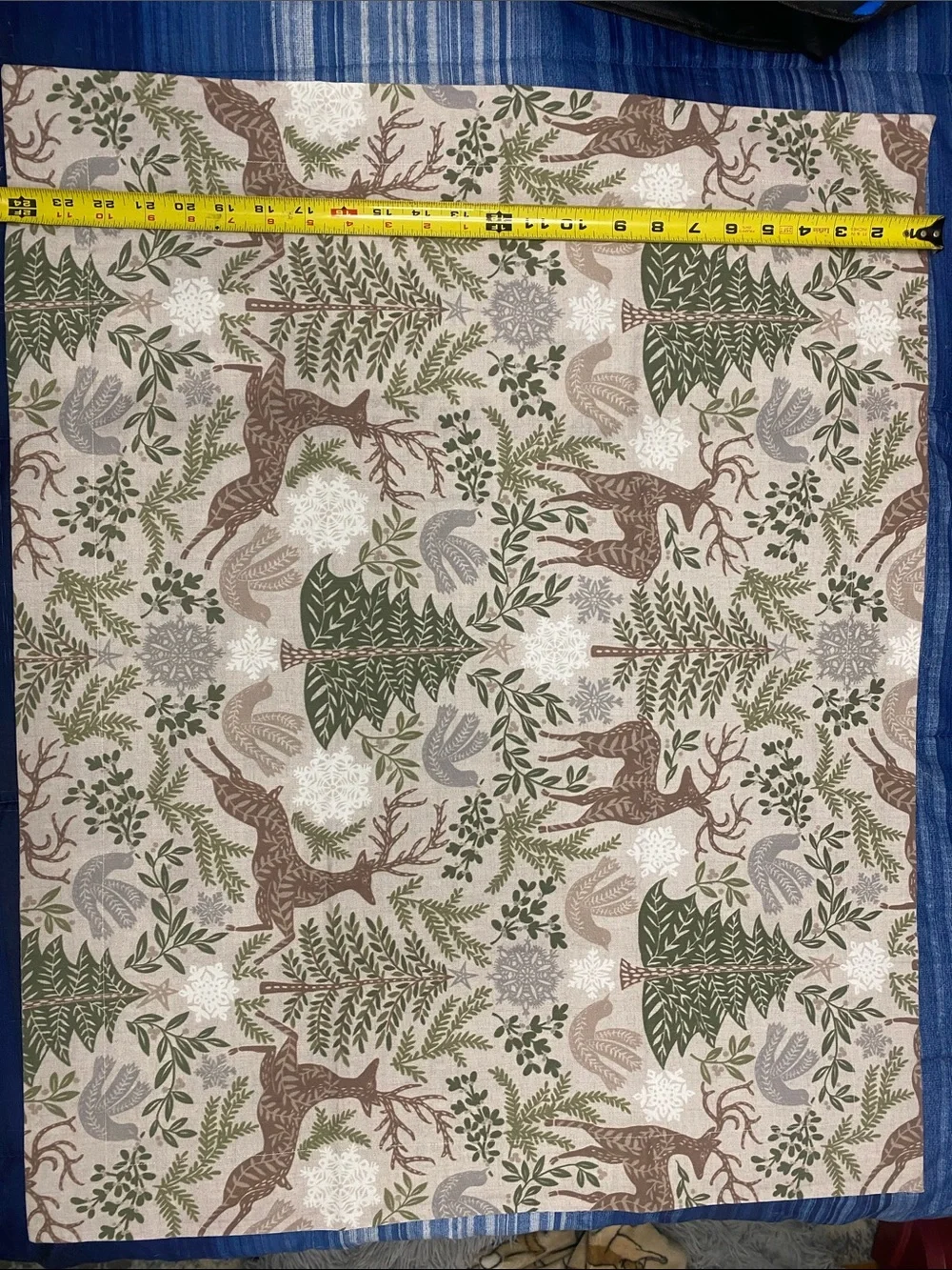 Pottery Barn pillow shams (2) standard size Christmas pattern
